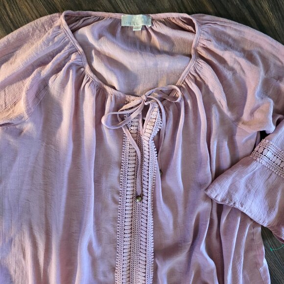 CAROLYN TAYLOR Bohemian/Hippie Chic 70's Vibe Tunic Blouse NWOT/SIZE 3X - Picture 3 of 5